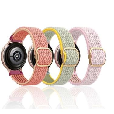 Imagem de Pulseira Nylon Loop Compatível Com Smartwatch Colmi P42 20mm - Poolsy,