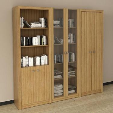 Imagem de Kit 3 Armários Multiuso de Escritório com 6 Portas - Espresso Móveis