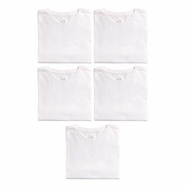 Imagem de Kit 5 Camisetas Básicas Reserva, GGG, Branco