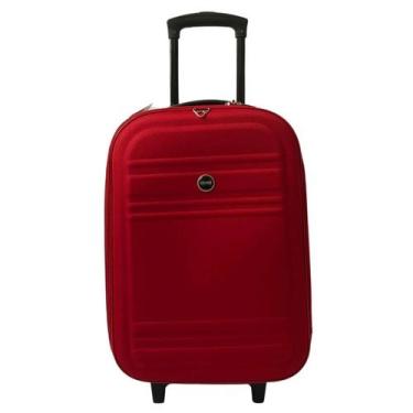 Imagem de Mala de Viagem Grande 32Kg Tecido Mundi Itália MD2250, Vermelho