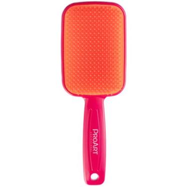 Imagem de Escova Profissional Desembaraçante Rosa e Laranja ProArt, Desembaraçan