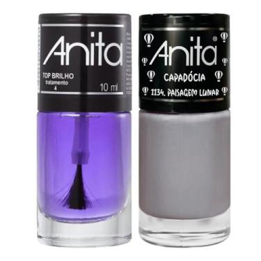 Imagem de Esmalte Paisagem Lunar Coleção Capadócia + Top Brilho 10ml Anita