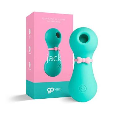Imagem de Estimulador Sugador de Clit0ris Recarregável Go Vibe Jack - A Sós