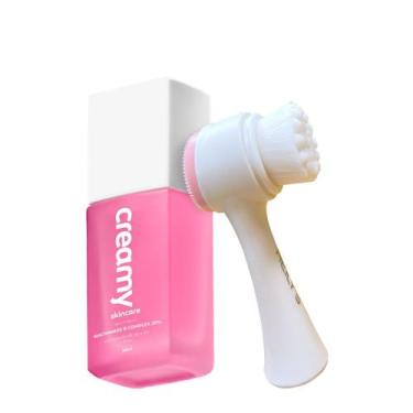 Imagem de Kit Creamy Niacinamide B Complex 20% e Escova de Limpeza Facial 2 em 1