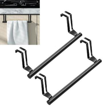Imagem de 2 Suportes Toalheiro Porta Toalha de Metal Cozinha Banheiro - Spider