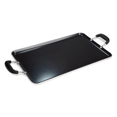 Imagem de Fritadeira de frango antiaderente sem PFOA da Ecolution Artistry - Alumínio de calibre pesado com alças de silicone macias - 3,75 Qts. - Preto