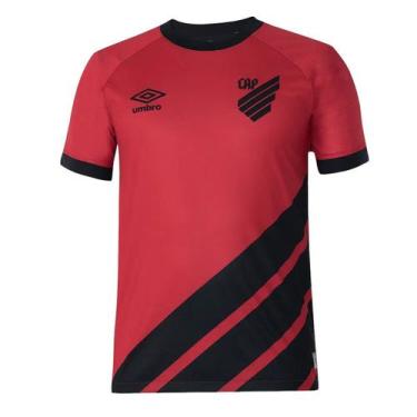 Imagem de Camisa Umbro Athletico Paranaense I 2023/24 Masculina, Vermelho, G