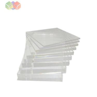 Imagem de Chapa de Acrílico Transparente Cristal 100 X 50 Cm 2mm - camposcril