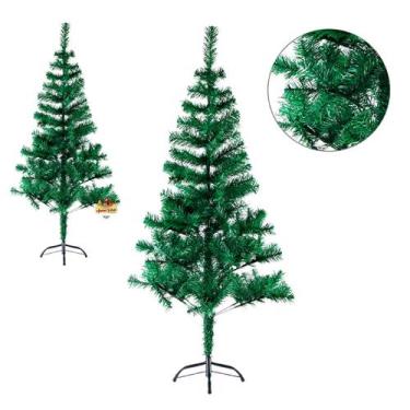 Imagem de Arvore Natal Verde 150cm Luxo 200 Galhos Natalino Decoração - art chis