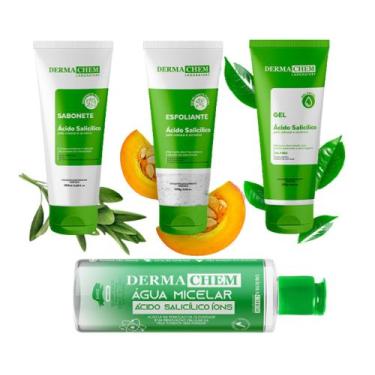 Imagem de Skincare Kit Preparação E Cuidado Com Pele Ácido Salisílico - Dermache