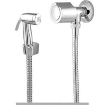 Imagem de Ducha Higiênica Mangueira 1,20 Mt Metal Com Gatilho e Registro C40 - I