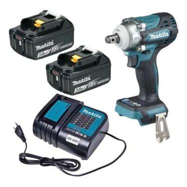 Imagem de Chave De Impacto Dtw300 2 Baterias 3ah + Carregador Makita