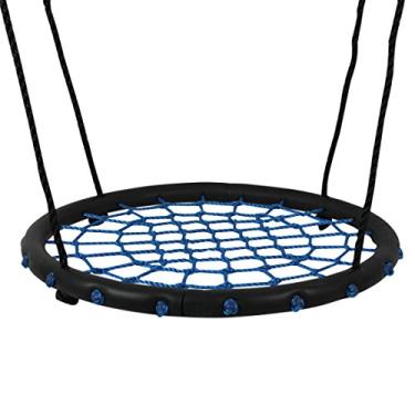 Imagem de HI SUYI Disc Giant Nest Web Net Tree Swing Monkey Rope Hanging Swing Seat Sets Heavy Duty for Garden Backyard Outdoor for Kids Children Adult
