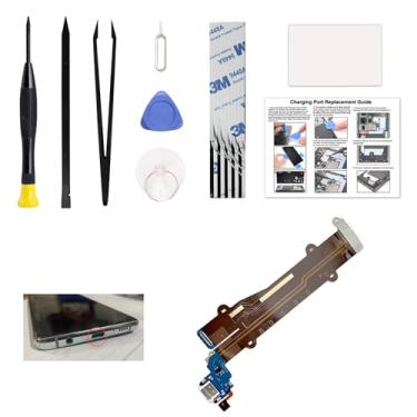 Imagem de Kit de substituição de porta de carregamento compatível com LG V60 ThinQ 5G, conector de placa de base com kit de ferramentas, instruções (sem garantia de versão em português)