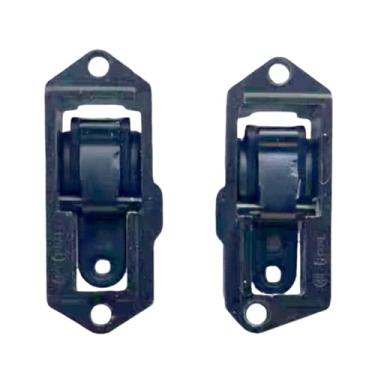 Imagem de Capa de substituição para laptop dobradiça pivô esquerda + suporte direito adequado para Microsoft Surface Pro 5/6/7 1796 1807 1866 (preto)