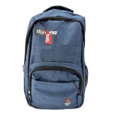Imagem de Mochila Juvenil Poliéster Fashion Around You Azul- Muning - Quanhe