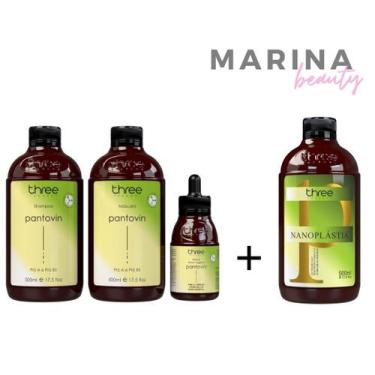 Imagem de Progressiva Nanoplastia 500ml + Kit Pantovin Tradicional Completo