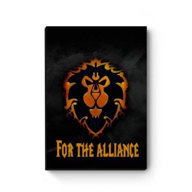 Imagem de Quadro decorativo world of warcraft Aliança - Artgeek