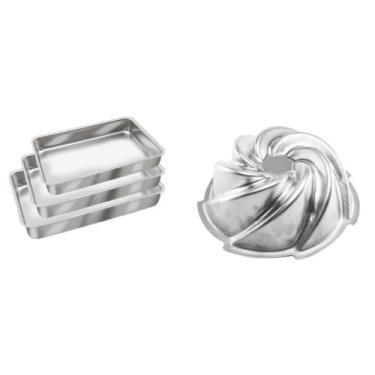 Imagem de Kit De 1 Conjunto De Forma Retangular N. 1, 2, 3 e 1 Forma Vulcão Deco
