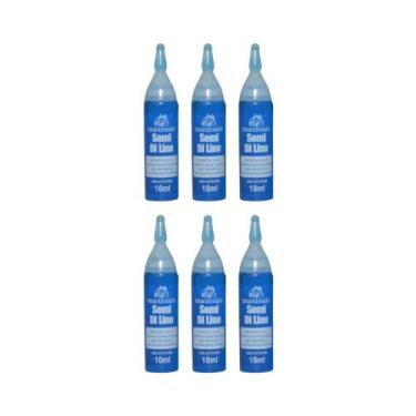 Imagem de Ampola de Vitamina  Maxihair 10ml Semi di Lino - Kit C/ 6un - Maxi Hai