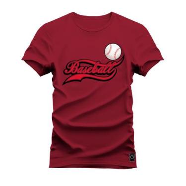 Imagem de Camiseta Plus Size Algodão Premium T-Shirt Baseball - Nexstar, G4, Bor