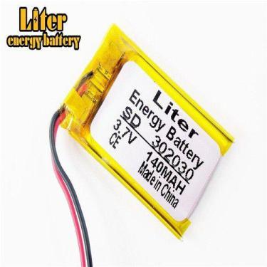 Imagem de 302030 3,7v 2 Fios 135mah 3mm X 20mm X 30mm - KMIG