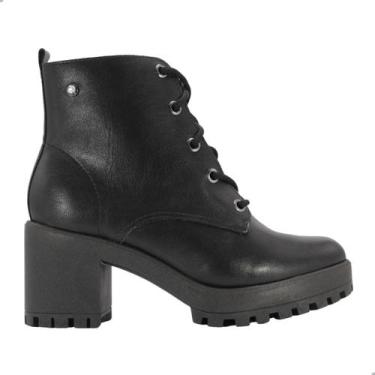 Imagem de Coturno Ramarim Com Salto Preta, Pt, Preto, 36