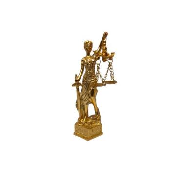 Imagem de Dama da justiça de resina 14cm - Tenda, A