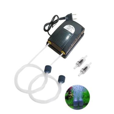 Imagem de Compressor de Ar Ace Pet Oxigenador 2 Saídas Completo, 220V