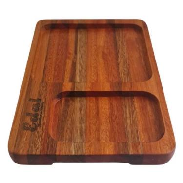 Imagem de Tábua para hambúrguer 30x21cm Com 2 rebaixes - Edal