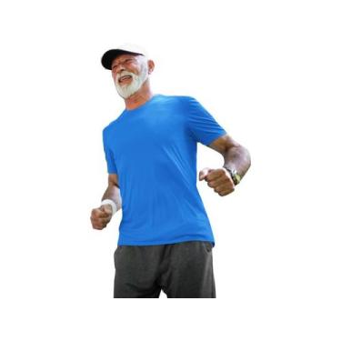 Imagem de Camiseta Dry Fit de Academia Azul Turquesa - Del France, P