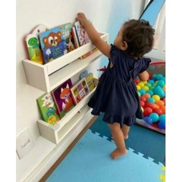 Imagem de Prateleira para livros infantil em MDF - Brito móveis