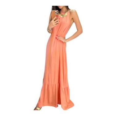 Imagem de Vestido Longo Frente Única com decote nas costas Festa Casamento Forma