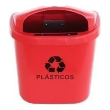 Imagem de Cesto Individual Para Coleta Seletiva Com 40l S/ Poste (st3) - JSN, Ve
