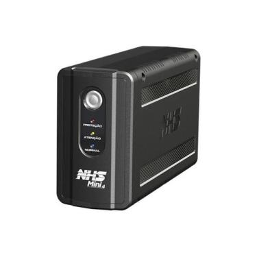 Imagem de Nobreak Nhs Mini 4 600Va 7Ah Entrada Biv Saída 115V - Preto, Bivolt