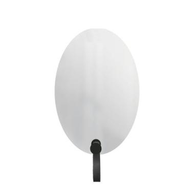 Imagem de Espelho Funcional Hook Preto  60 X 40 Cm Oval - e2g Design