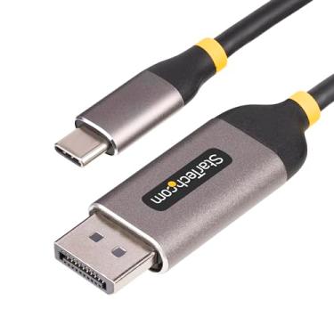 Imagem de StarTech.com Cabo adaptador USB-C para DisplayPort, 8K 60Hz, 4K 144Hz, HDR10, USB tipo-C para conversor DP 1.4