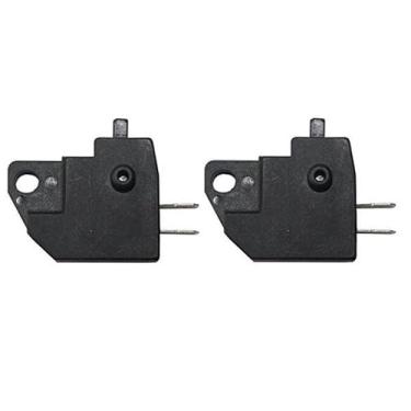 Imagem de Interruptor de parada da lâmpada de freio dianteiro esquerdo (direito) para quadriciclo 50cc-250cc ATV Quad Dirt Pit Bike Moped Scooter Honda Kawasaki Suzuki KTM (2 esquerdas)