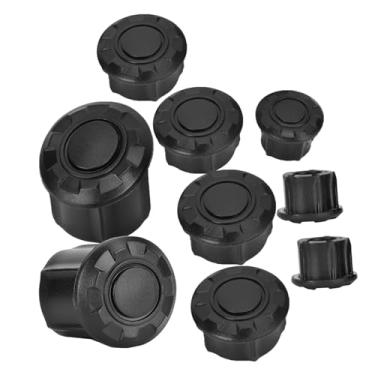 Imagem de Akozon Frame Hole Plug, Black Frame Hole Cover Caps Plug Kit Decoração Para R1200GS LC Adventure 2014-2018 Para R1250GS 2019