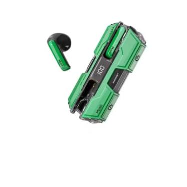 Imagem de Fone de Ouvido Bluetooth 5.3, HiFi, Sem Fio, com Microfone HD, para Esporte (Verde)