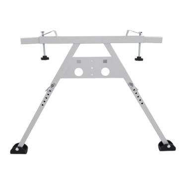 Imagem de Estabilizador de Escada, Capacidade de Carga de 380lb, Escada de Telhado de Aço, Comprimentos Ajustáveis, 20-27 pol., Largura 25-31 pol., Acessório de Escada