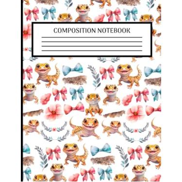 Imagem de Leopard Gecko Composition Notebook: College Culed, 100 Pages, 8.5 x 11, Gift For Leopard Gecko Lovers, Custom Leopard Gecko Interior Design, Matte Finish (Leopard Gecko Notebook Journal)