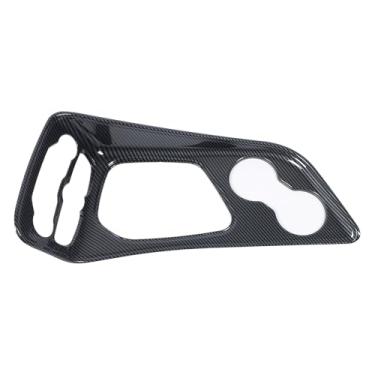 Imagem de Painel de Mudança de Engrenagem Guarnição Abs Estilo Fibra Carbono Elegante Olhar Protetor Caixa de Mudança de Riscos Capa do Painel para Carros