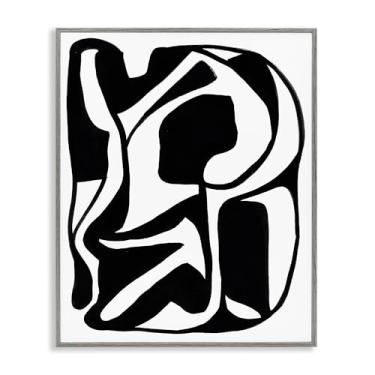 Imagem de Stupell Industries Design de arte de parede giclée emoldurado por Bea Dina, moldura cinza, 28 x 35 cm