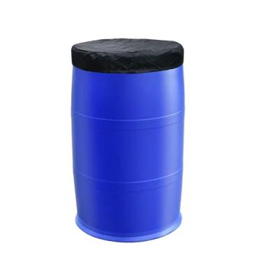 Imagem de Pemaly Capa de Tambor de 55 Galões, Capa de Tambor Ajustável Elástica com Cordão, Barril de Armazenamento de Água para Barril de Chuva de Água E Lata de Lixo À Prova D'Água