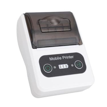 Imagem de Impressora de Recibos BT, Impressora Pequena Sem Tinta, Mini Impressora de Recibos de 58 Mm, Impressora Térmica Portátil para Etiquetas Térmicas Diretas, Etiquetas Dobradas,