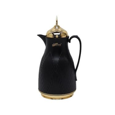 Imagem de Garrafa Térmica Café Chá 1 Litro Preto a Vácuo DayDays Luxo