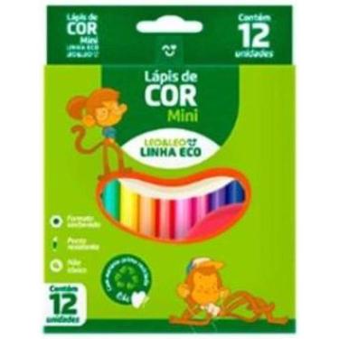 Imagem de Kit 2 Caixas De 12 Un Lápis Mini Lápis De Cor Infantil