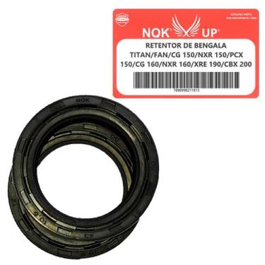 Imagem de Par Retentor Bengala Honda Cg 125 Titan Fan 125 Original - NQK