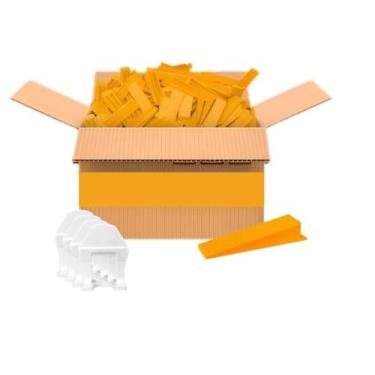 Imagem de Conjunto C/ 1000uni Espaçador Nivelador 3,0mm + 100 Cunhas - TITANIUM,